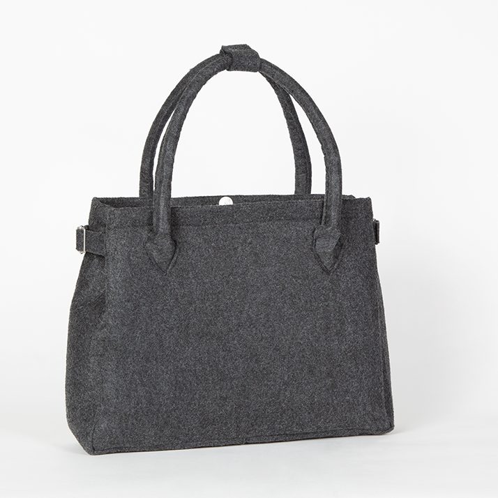 Damenhandtasche in schickem Granite Grau